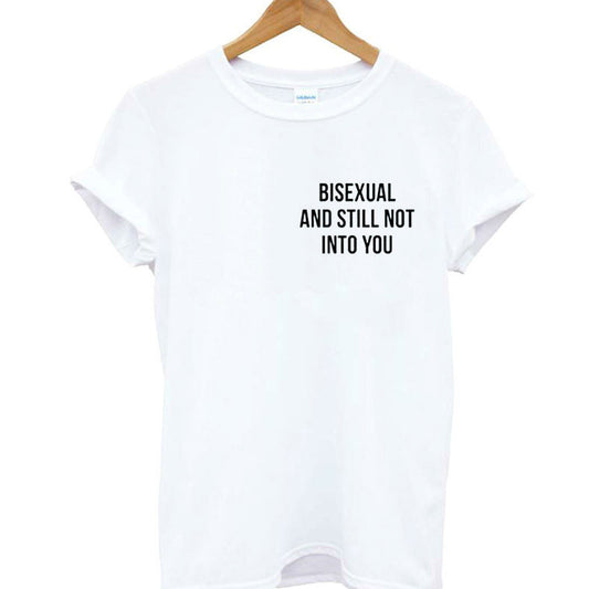 Playera de Pareja Estampada con Letras para Hombre y Mujer - Image 2