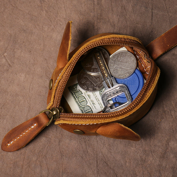 Bolsa Organizadora de Cuero Genuino para Accesorios