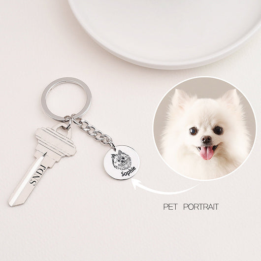 Llavero Personalizado con Foto de Mascota DIY - Image 12