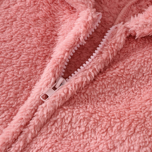 Pijama Enterizo Familiar de Lana Gruesa con Capucha - Image 11