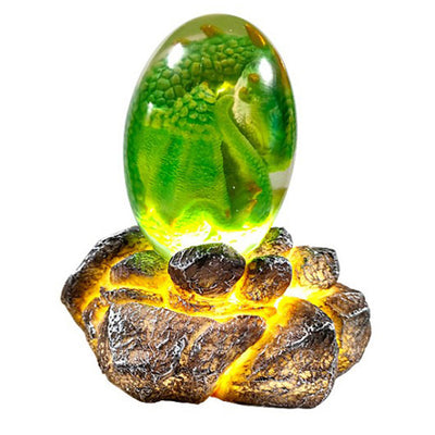 Huevo de Dragón LED con Cristal Mineral - Decoración Feng Shui Recargable - Image 9