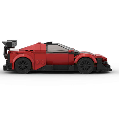 Auto de Carreras Bloques de Construcción Micro Puzzle DIY Tecnológico - Image 15