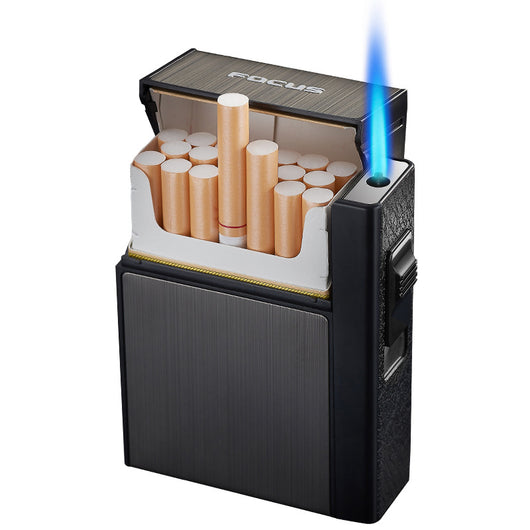 Encendedor Portátil Resistente al Viento con Estuche para Cigarrillos - Image 7