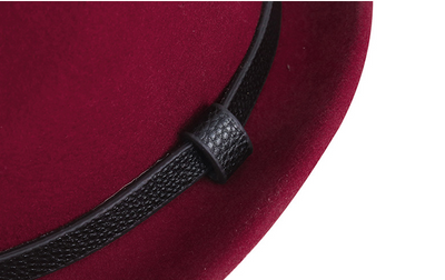 Sombrero Caballero Británico de Lana Pura con Ala Corta Enrollada - Otoño e Invierno - Image 25
