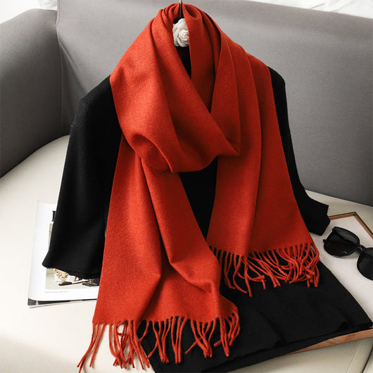 Pashmina Cálida de Color Sólido para Mujer - Chal Suave Estilo Cashmere - Image 15
