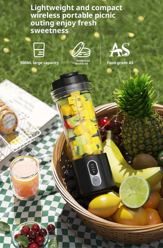 Licuadora Portátil Eléctrica para Frutas y Verduras con Vaso Mezclador - Image 11
