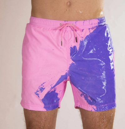 Shorts de Baño Termocromáticos para Hombre - Secado Rápido y Estilo Verano - Image 18