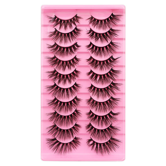 10 Pares de Pestañas Postizas Voluminosas con Rizo Natural - Image 7