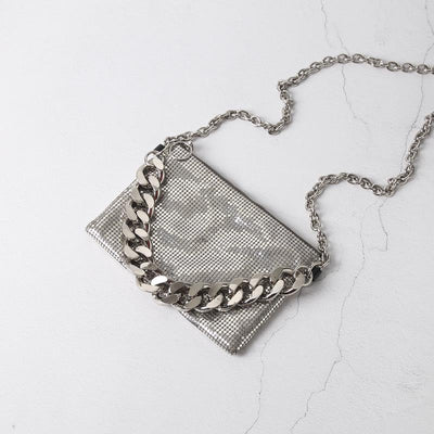 Bolso Pecho Mahjong Plateado - Image 8