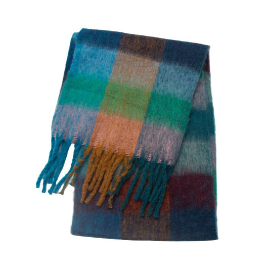 Bufanda Cuadrada Unisex con Borlas y Textura Gruesa - Image 17