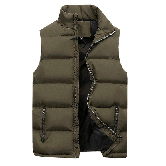 Chaleco Acolchado de Algodón para Hombre - Calidez y Comodidad