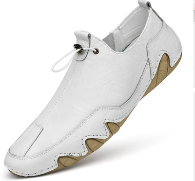 Zapatos Casuales de Cuero para Hombre - Transpirables y sin Cordones - Image 14