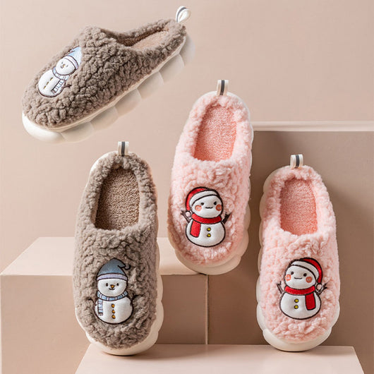 Pantuflas Snowman Térmicas para Pareja - Cómodas, Antideslizantes y Abrigadas - Image 18