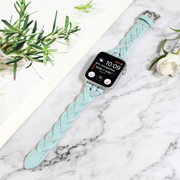 Correa de Reloj Tejida Elegante para Cintura Fina - Diseño Moderno de Una Vuelta