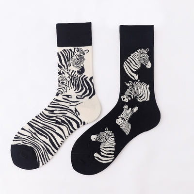 Calcetines Unisex Estampado Animal Abstracto en Algodón - Image 10