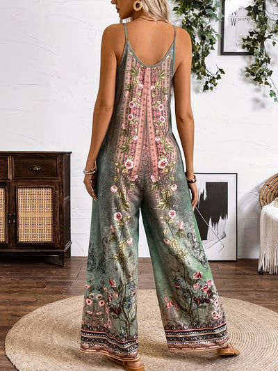 Jumpsuit Estampado Tribal con Mangas - Image 3