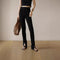 Pantalones Bootcut con Abertura Lateral - Tela Suave y Delicada
