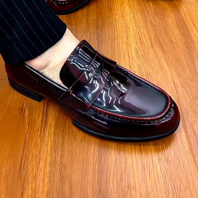 Zapatos de Cuero Genuino para Hombre - Estilo Ejecutivo Brillante - Image 2