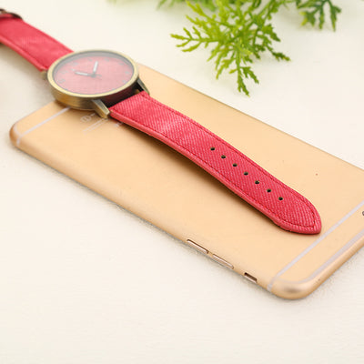 Reloj de Cuarzo para Mujer con Correa Denim Casual - Image 25