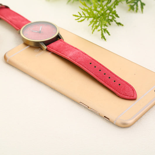 Reloj de Cuarzo para Mujer con Correa Denim Casual - Image 25