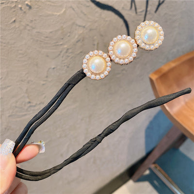Coletero Fluido de Moño Flor Pétalo - Accesorio para Cabello Elástico y Suave - Image 8