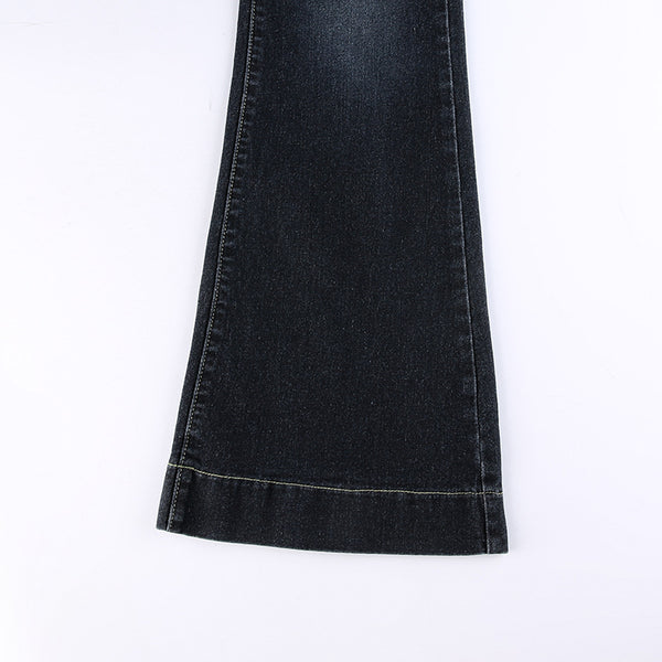 Jeans Slim Fit Cintura Baja para Mujer