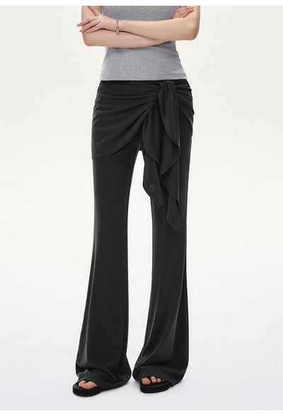 Pantalones Casuales Tejidos con Detalles de Encaje y Cordones - Image 11