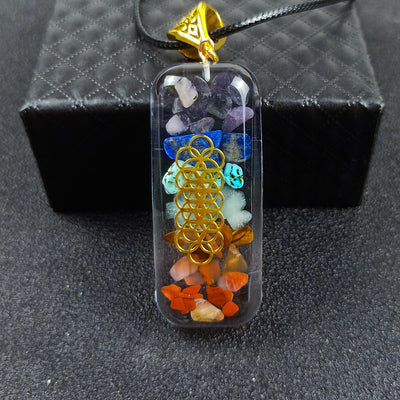 Collar Chakra de Piedras Semipreciosas Cristalinas - Image 3