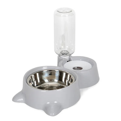 Fuente Automática de Agua y Comida para Gatos y Perros con Dispensador por Gravedad - Image 9