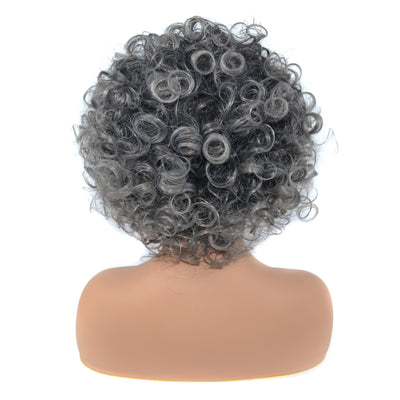 Peluca Gris Abuela con Audífonos Integrados - Image 8