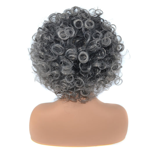 Peluca Gris Abuela con Audífonos Integrados - Image 8