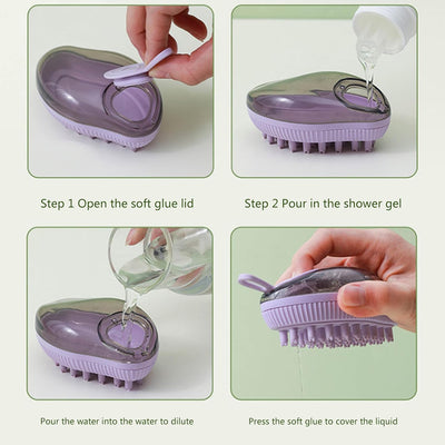 Cepillo de Baño para Perros con Dispensador de Jabón y Masaje - Image 9