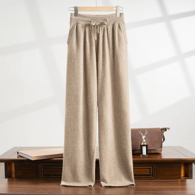 Pantalón de Vestir Elástico Cintura Alta Holgado Pierna Recta - Image 7