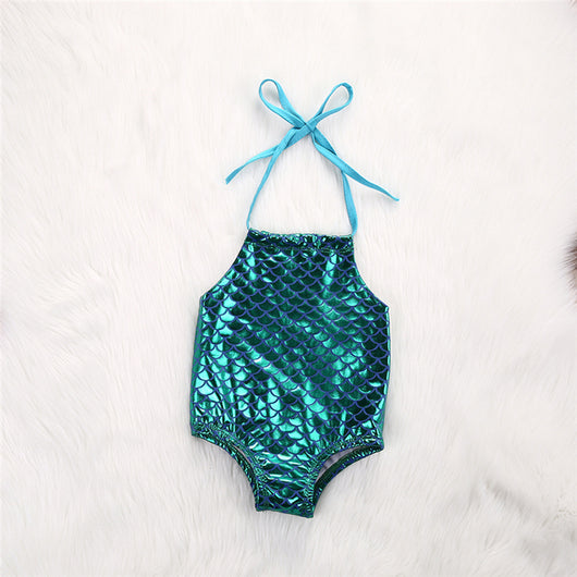 Traje de Baño Sirena Una Pieza para Niña - Diseño Moderno y Divertido - Image 3