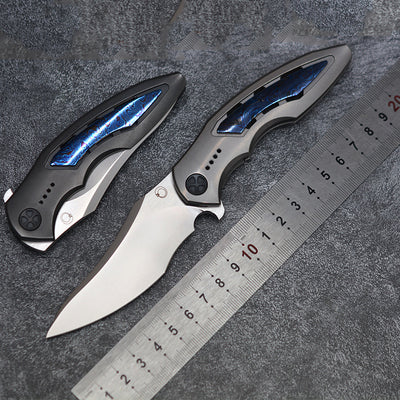 Cuchillo Plegable de Aleación con Acero M390 de Alta Dureza - Image 6