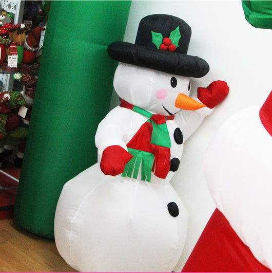 Arco Inflable Papá Noel y Muñeco de Nieve - Image 3