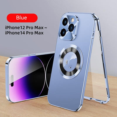 Funda Magnética de Cristal y Metal para Smartphone - Protección Total Antigolpes - Image 3