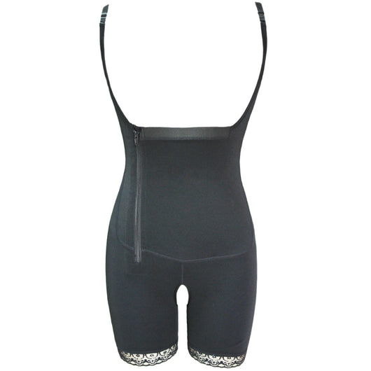 Jumpsuit Enterizo Melocotón con Corset para Mujer Talla Grande - Image 9