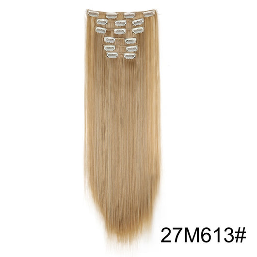 Set de 6 Extensiones de Cabello Liso Largo - Image 22