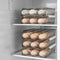 Organizador de Huevos Refrigerador con Ruedas y Tapa Transparente