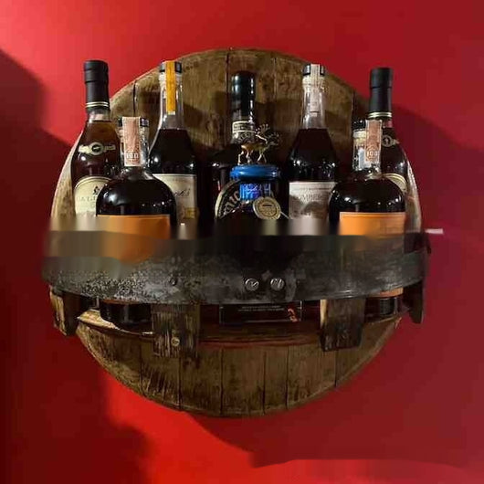 Mesa de Exhibición y Almacenamiento para Whiskey y Vino en Madera - Image 10