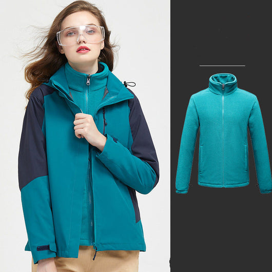 Chaqueta 3 en 1 Impermeable Desmontable para Hombre y Mujer - Image 25