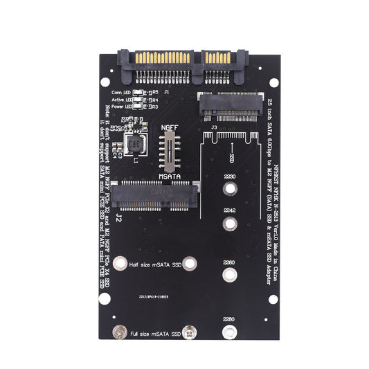Adaptador Convertidor SATA3 a M.2 NGFF - Tarjeta de Expansión SSD