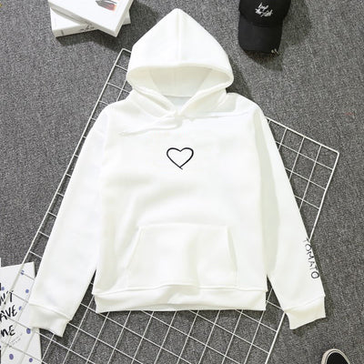 Sudadera con Capucha Love Bordado - Pullover Polar de Moda - Image 15