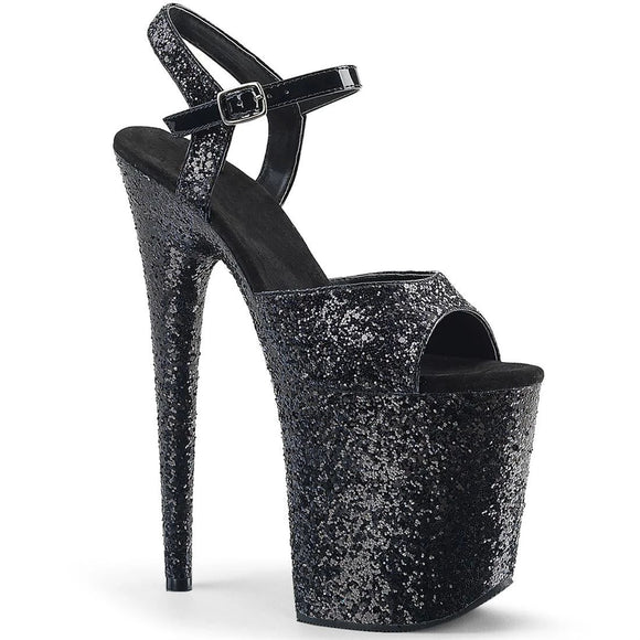 Tacones Altos Plataforma Impermeables con Brillo Espectacular