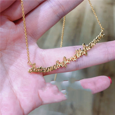 Collar de Letras Sonrisa con Mensaje Positivo - Image 28