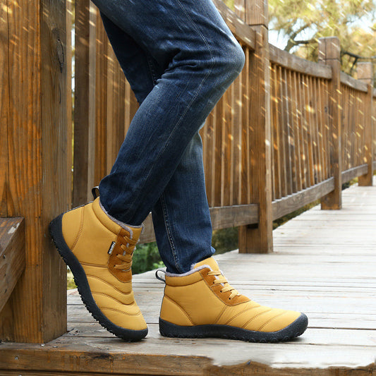 Botas Invierno Altas con Forro de Terciopelo y Algodón