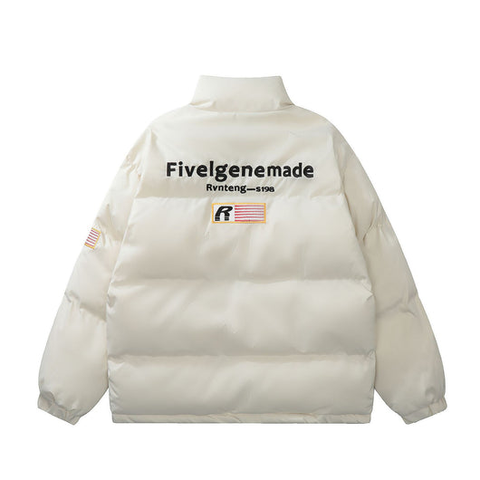Chaqueta de Algodón con Bordado Americano Holgada para Mujer - Image 10