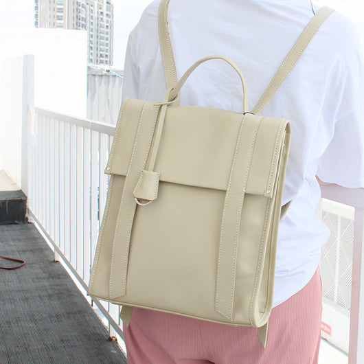 Mochila de Cuero para Mujer con Doble Compartimento de Hombro - Gran Capacidad - Image 10