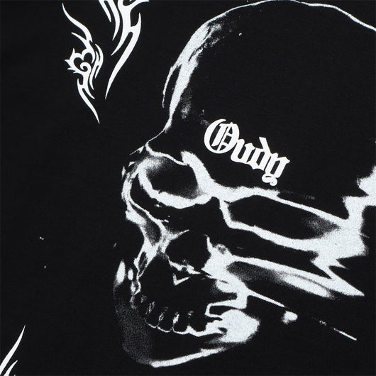 Camiseta Negra Estampado Calavera para Hombre - Image 7